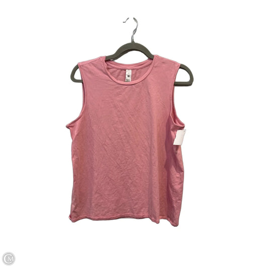 Athletic Tank Top By Lululemon In Pink, Size: L