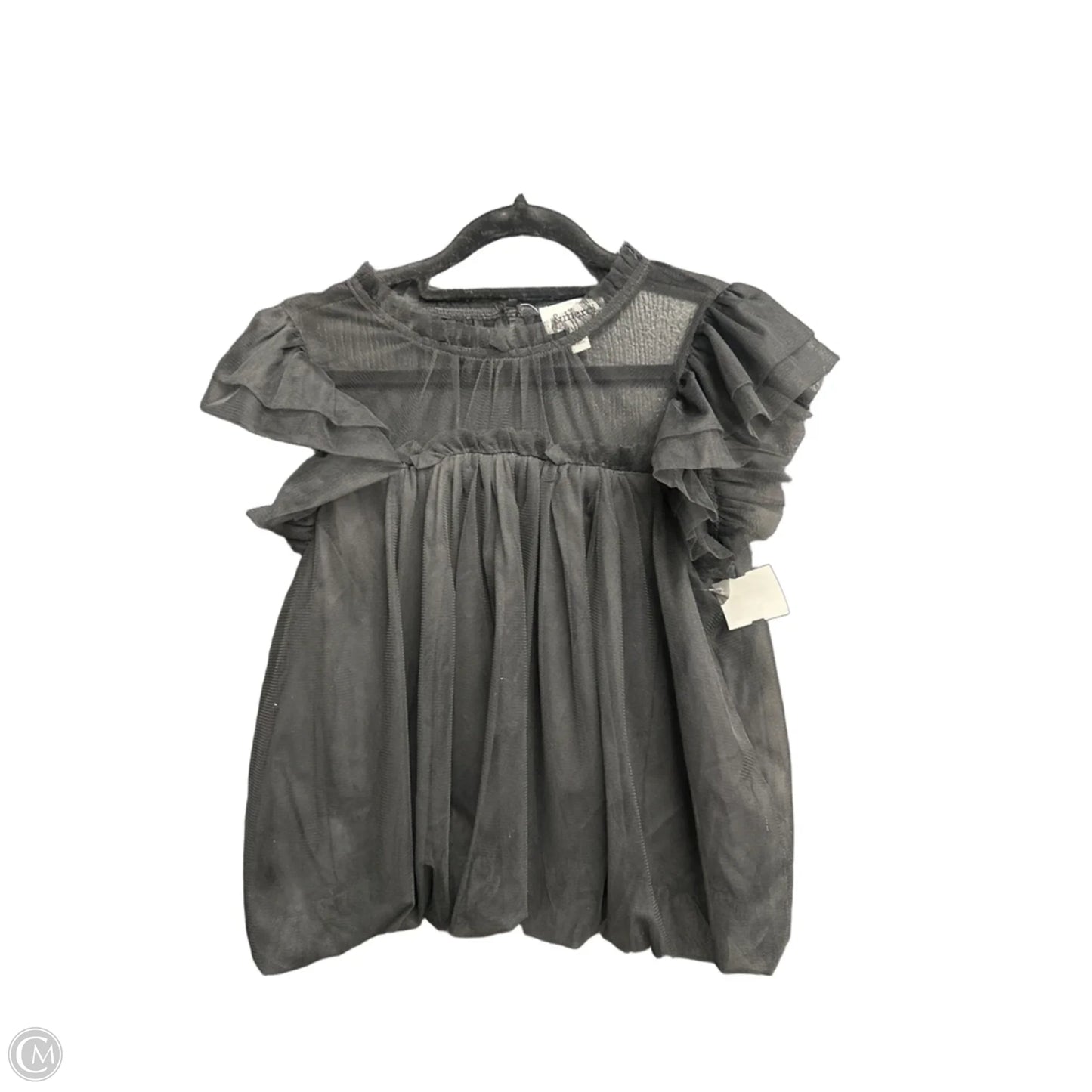 Top Short Sleeve By &merci In Black, Size: M