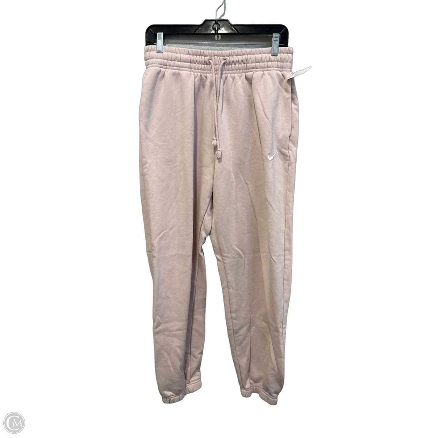 Athletic Pants By Nike Apparel In Cream, Size: M