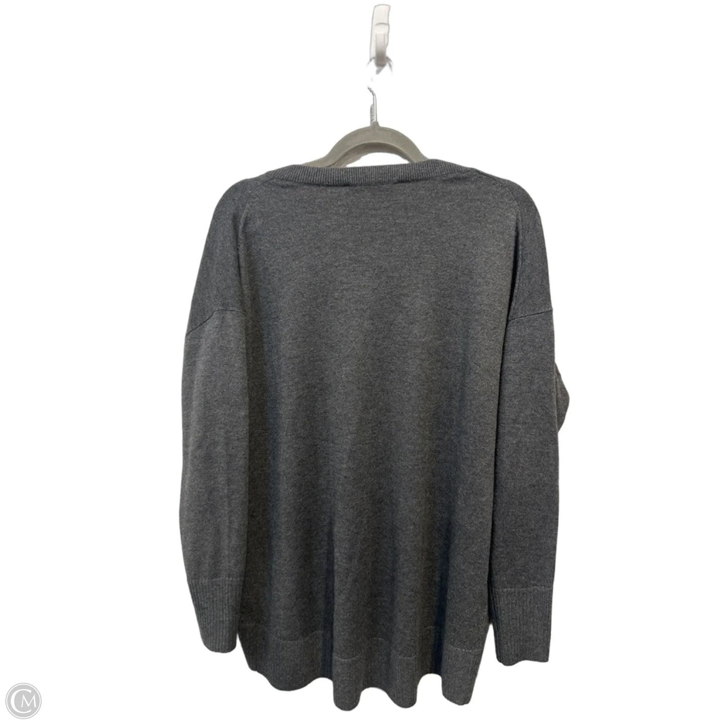 Top Long Sleeve By Loft In Grey, Size: S