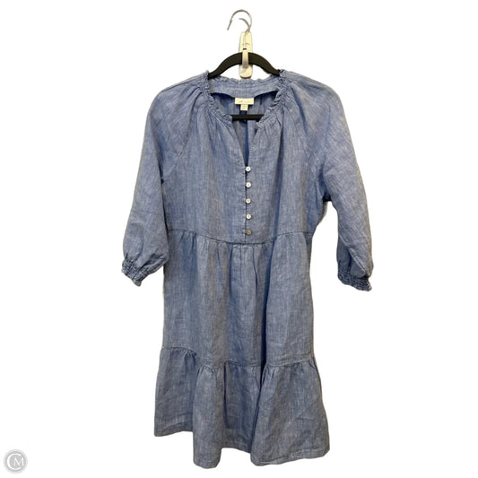 Dress Casual Midi By J. Jill In Blue, Size: Sp