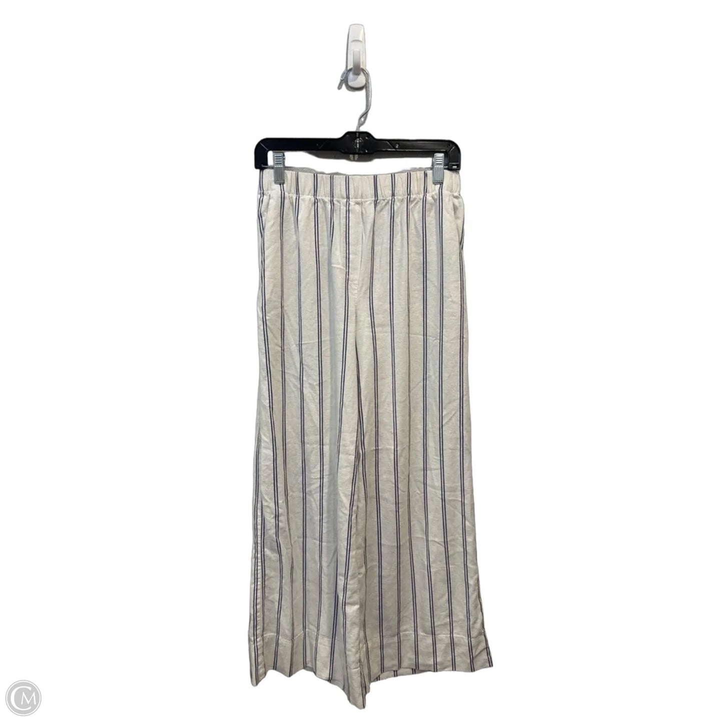 Pants Linen By H&m In Striped Pattern, Size: 4