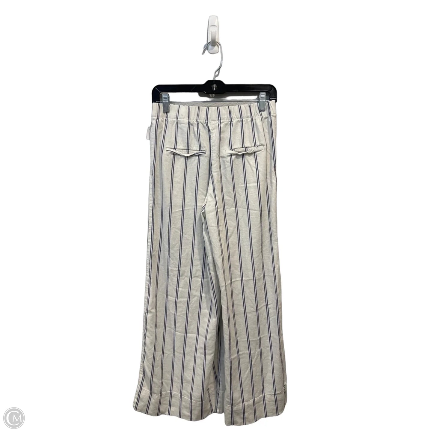 Pants Linen By H&m In Striped Pattern, Size: 4