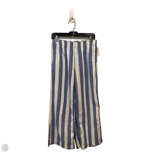 Pants Linen By Old Navy In Blue & White, Size: 6