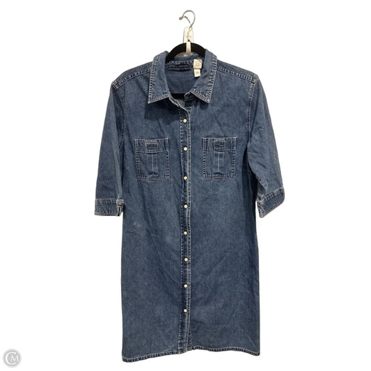 Dress Casual Midi By Clothes Mentor In Blue Denim, Size: Xl