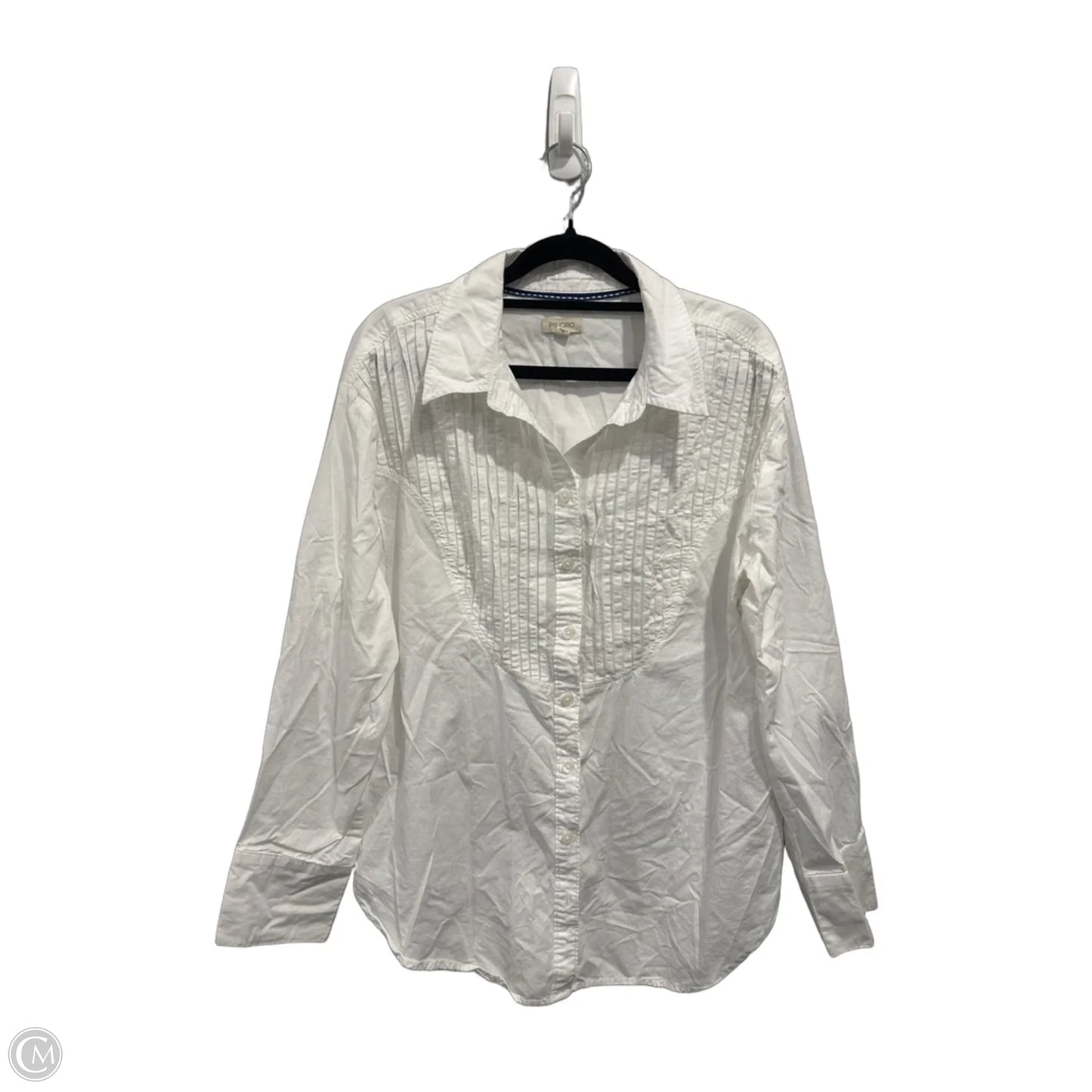 Top Long Sleeve By Pilcro In White, Size: M