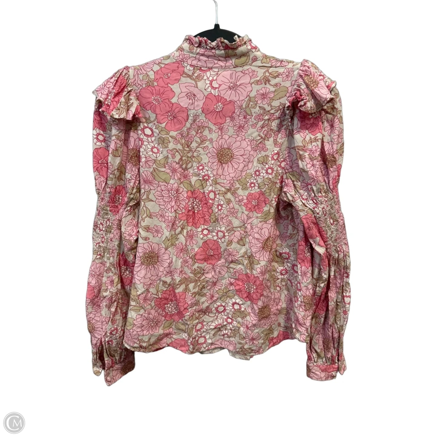Top Long Sleeve By Clothes Mentor In Floral Print, Size: S