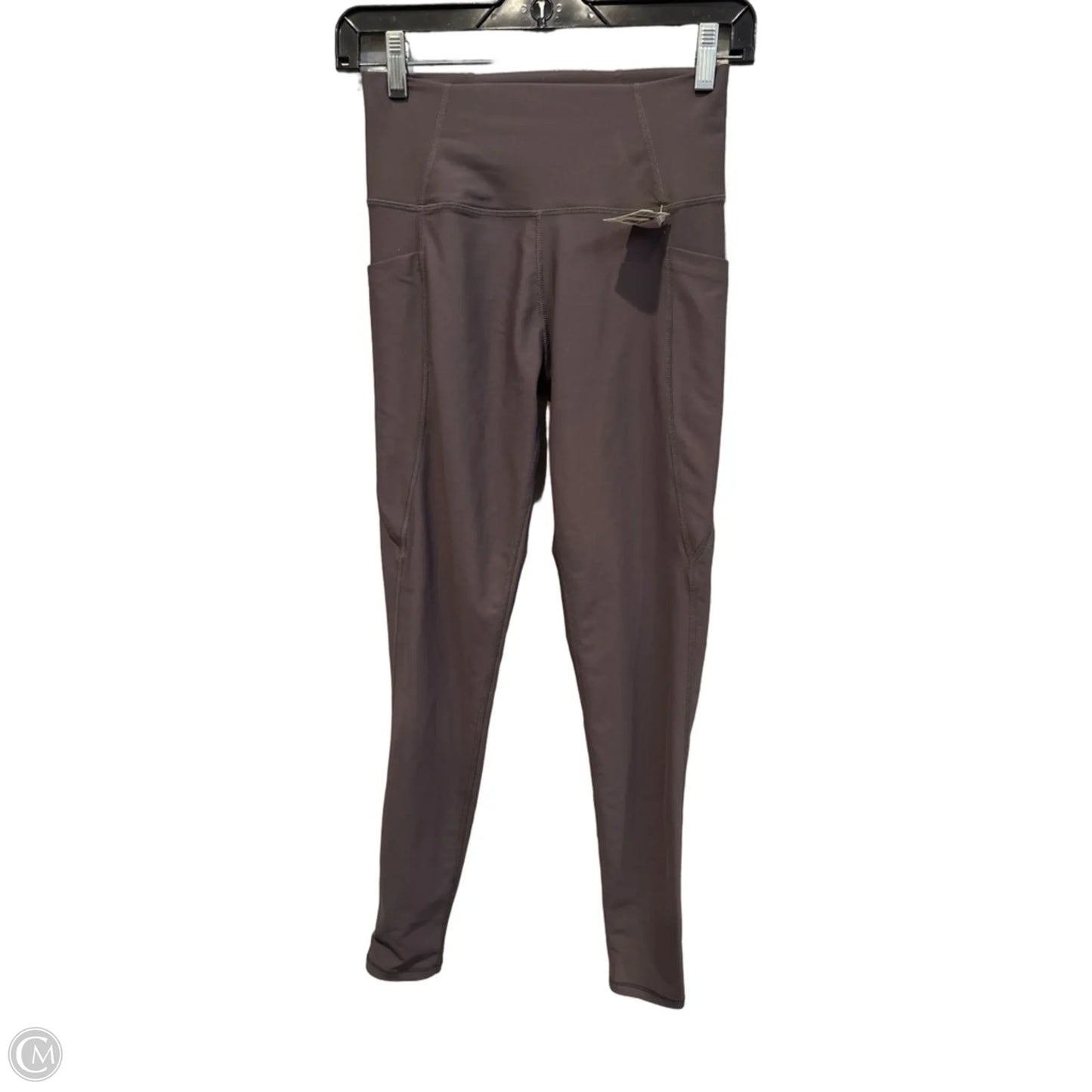 Athletic Leggings By Kinesis In Grey, Size: S