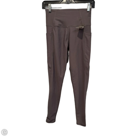 Athletic Leggings By Kinesis In Grey, Size: S