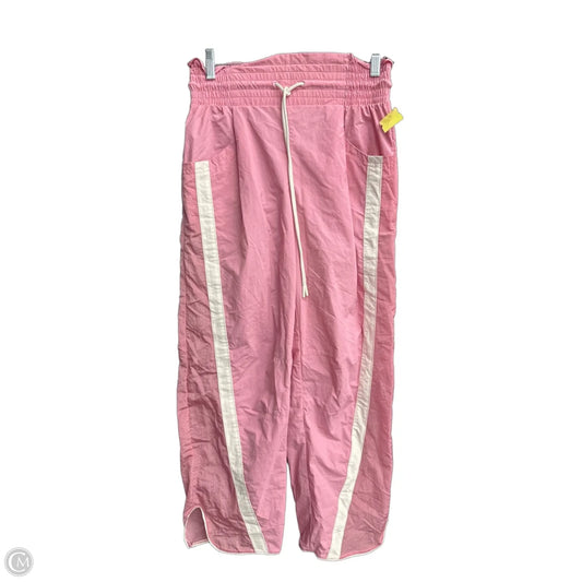 Athletic Pants By Free People In Pink & White, Size: Xs