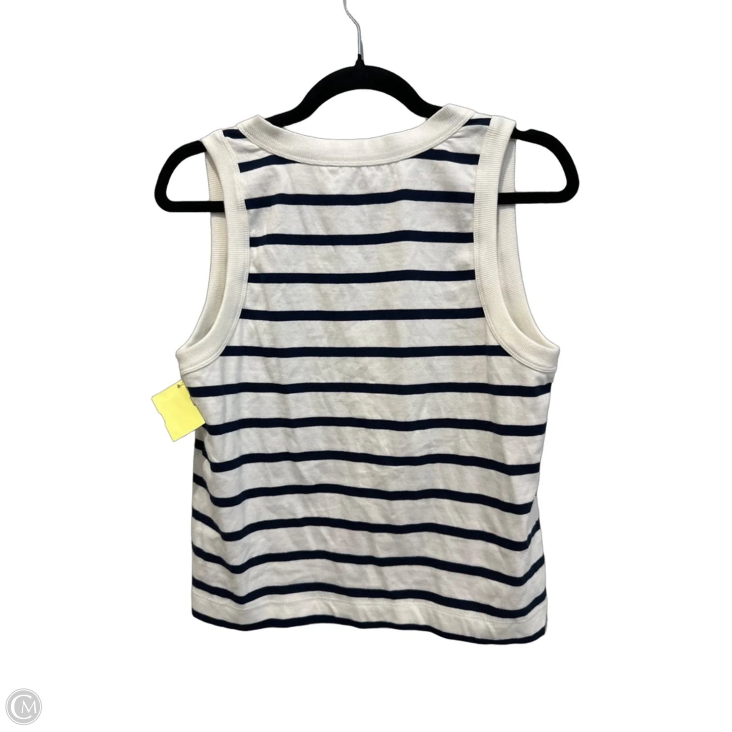 Top Sleeveless By Loft In Striped Pattern, Size: S