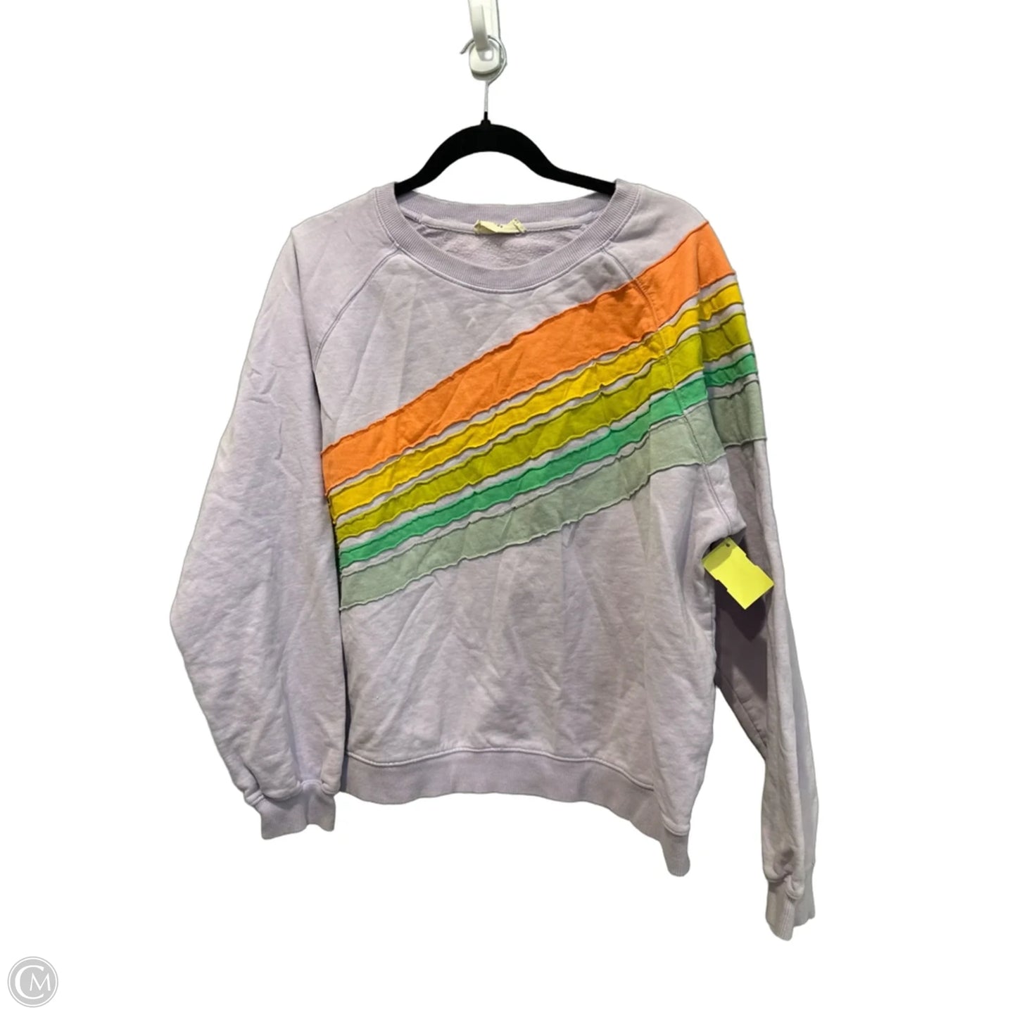 Sweatshirt Crewneck By By Together In Purple, Size: M