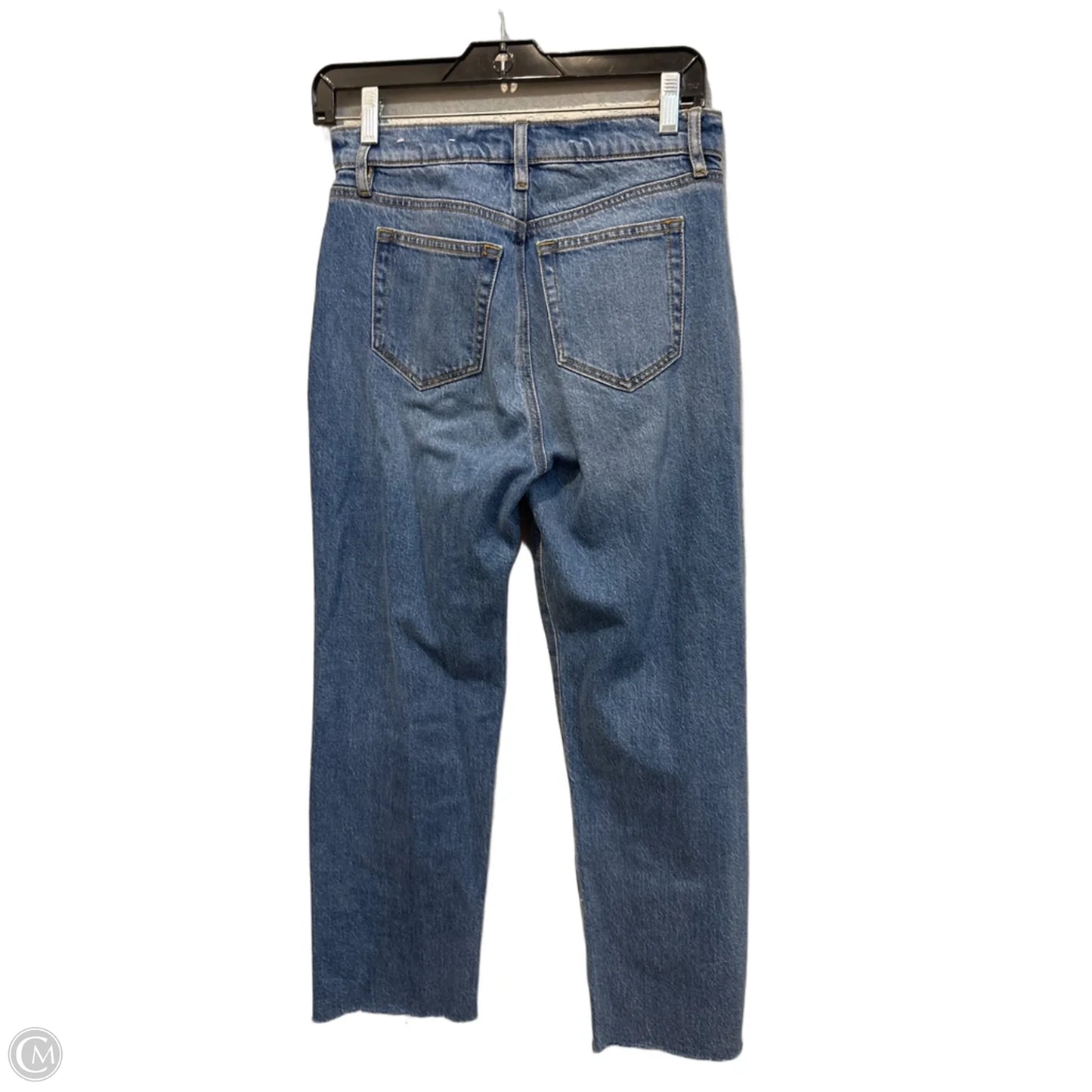 Jeans Straight By Loft In Blue Denim, Size: 0