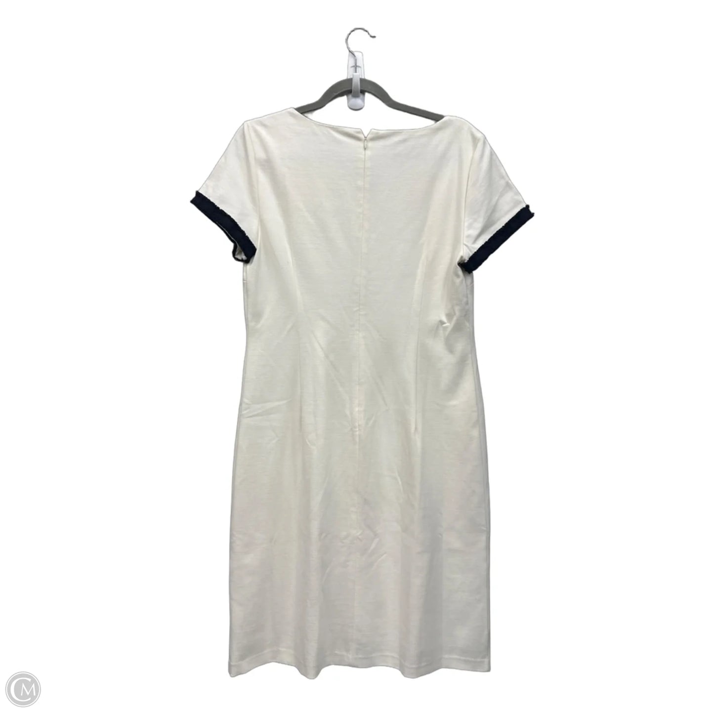 Dress Work By Talbots In Blue & Cream, Size: M