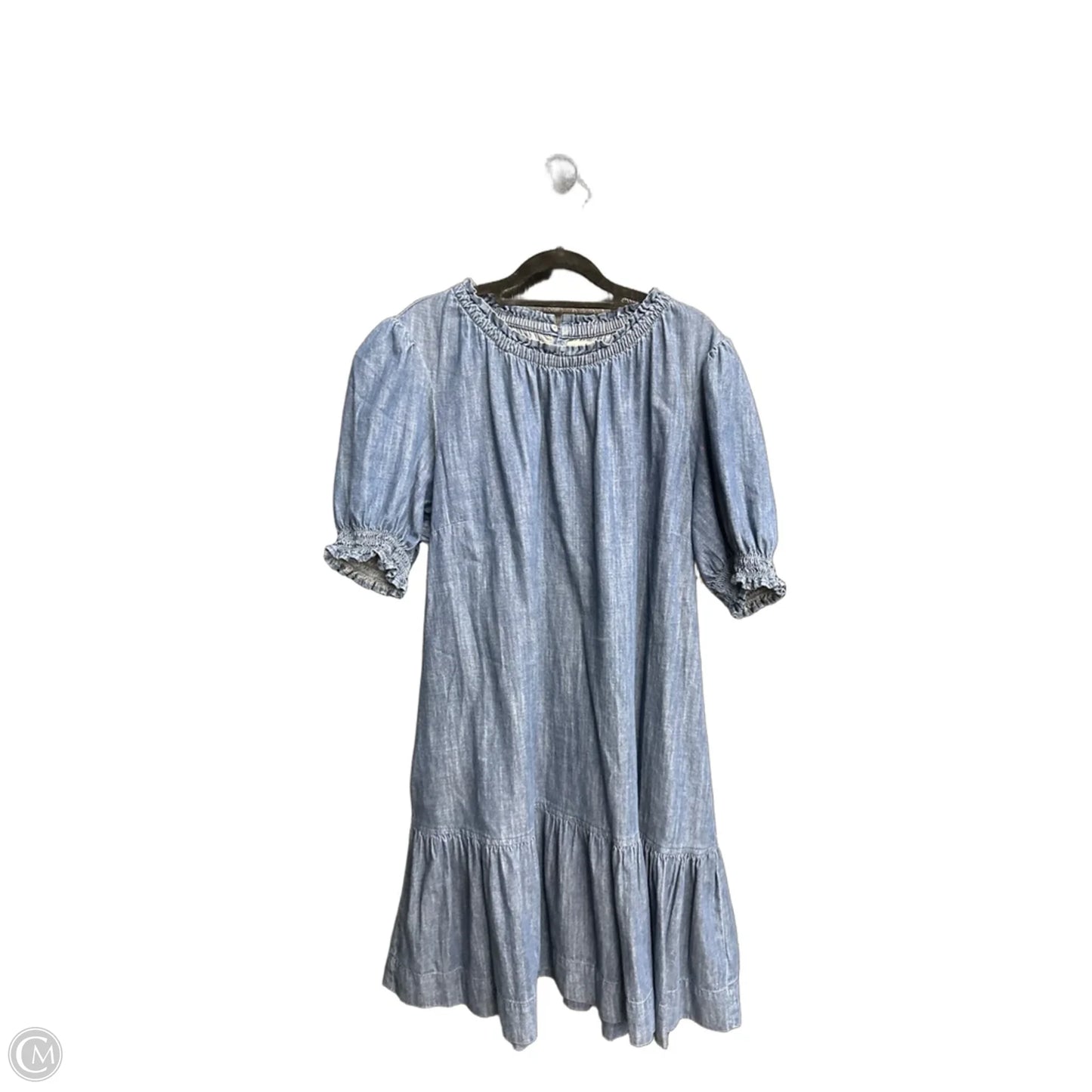 Dress Casual Midi By Free Assembly In Blue Denim, Size: Xl