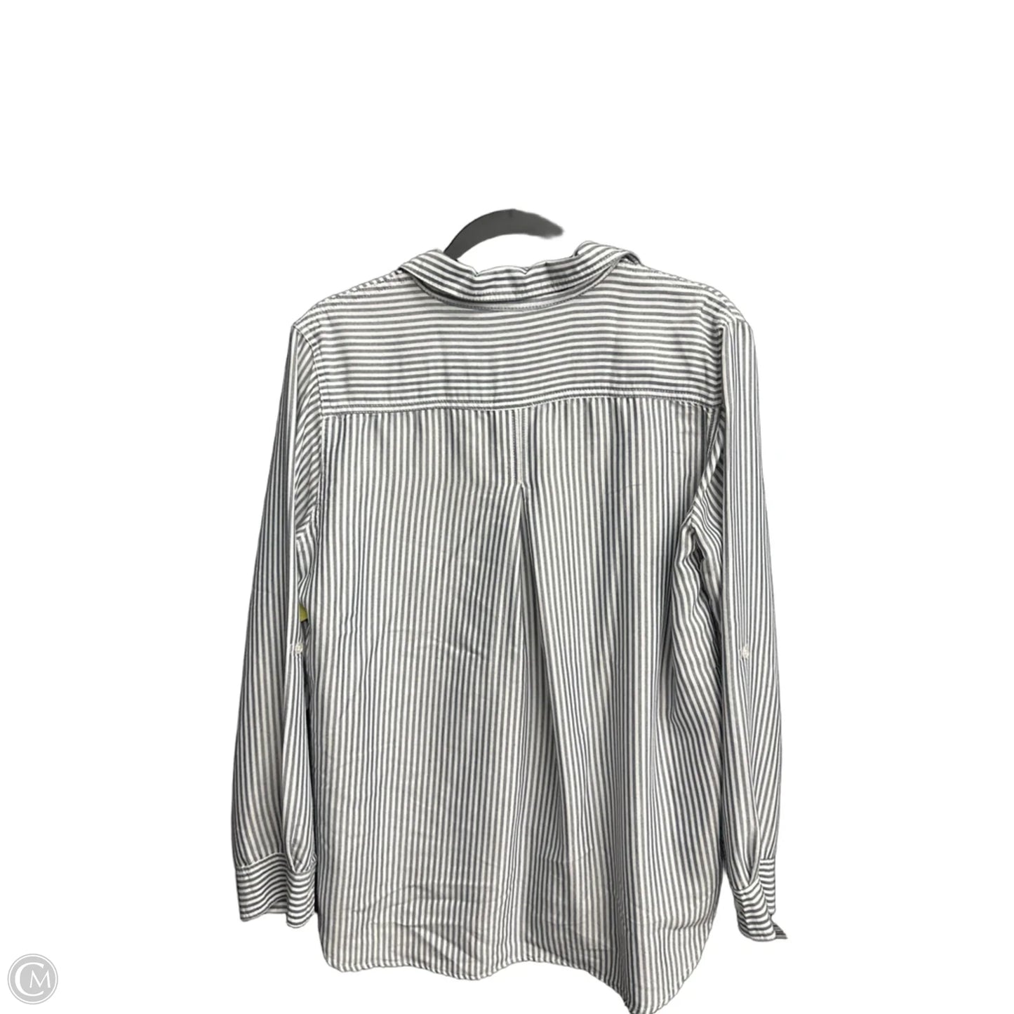 Top Long Sleeve By Velvet Heart In Striped Pattern, Size: M