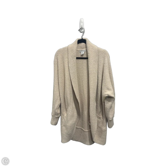Sweater Cardigan By Cupcakes And Cashmere In Cream, Size: L