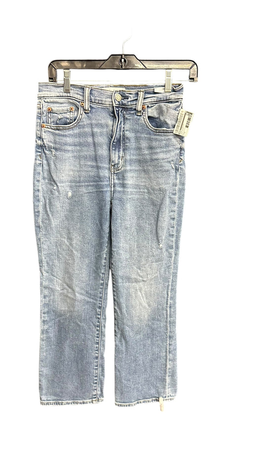 Jeans Straight By Daze In Blue Denim, Size: 4