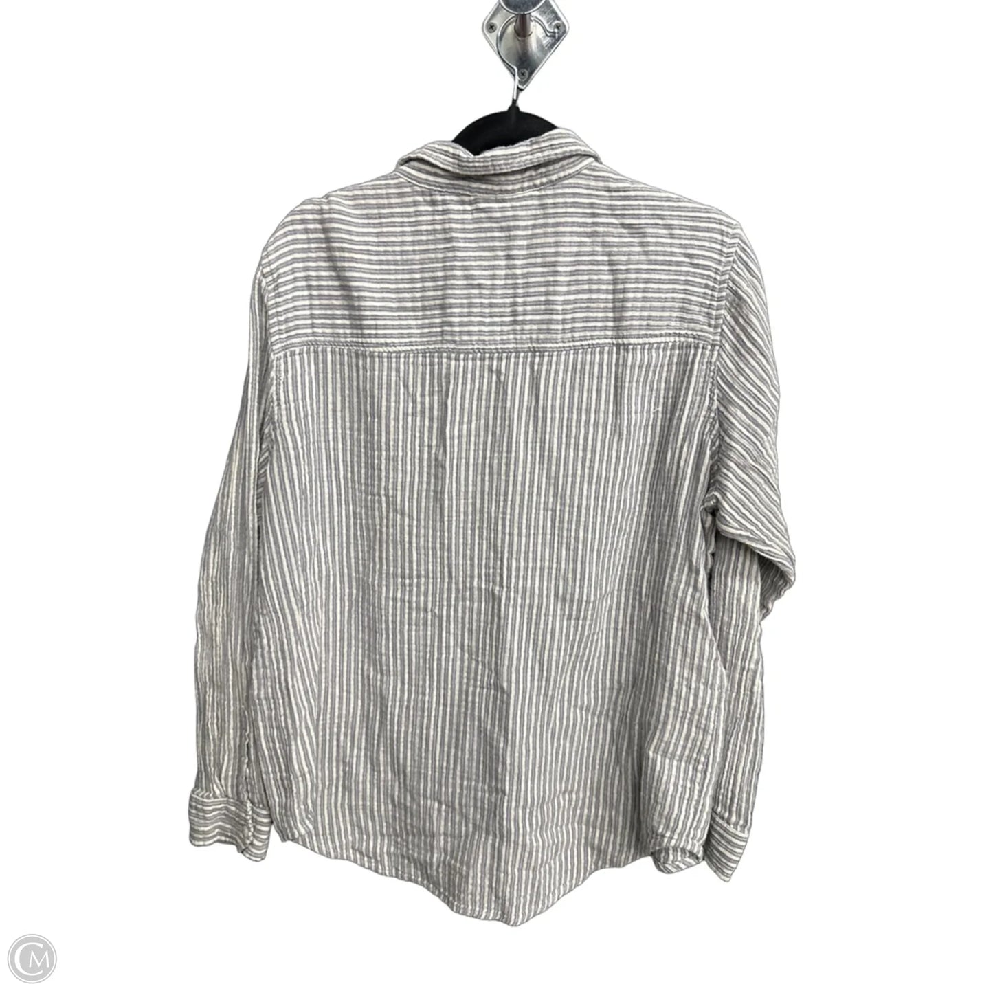 Top Long Sleeve By Universal Thread In Striped Pattern, Size: L