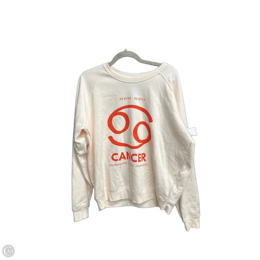 Sweater By Anthropologie In Pink, Size: L
