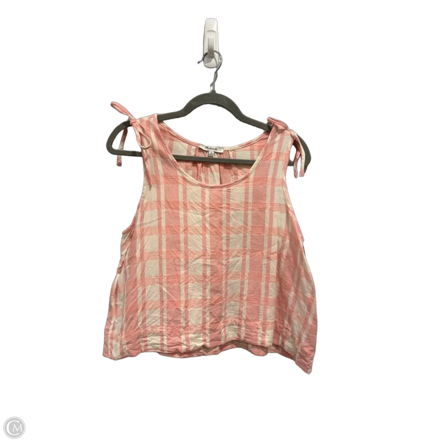 Top Sleeveless By Madewell In Pink, Size: M