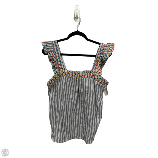 Top Sleeveless By Savanna Jane In Striped Pattern, Size: M