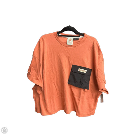 Top Short Sleeve By Columbia In Orange, Size: Xl