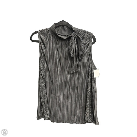 Top Sleeveless By Chicos In Black, Size: Xl