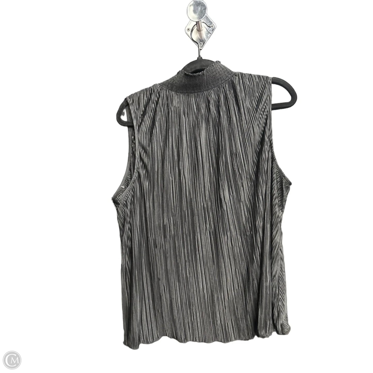Top Sleeveless By Chicos In Black, Size: Xl