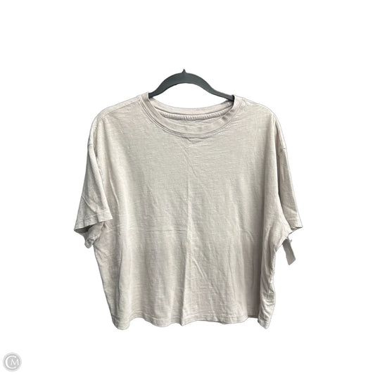 Top Short Sleeve Basic By Universal Thread In Grey, Size: L