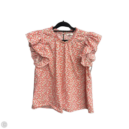 Top Sleeveless By Clothes Mentor In Floral Print, Size: L