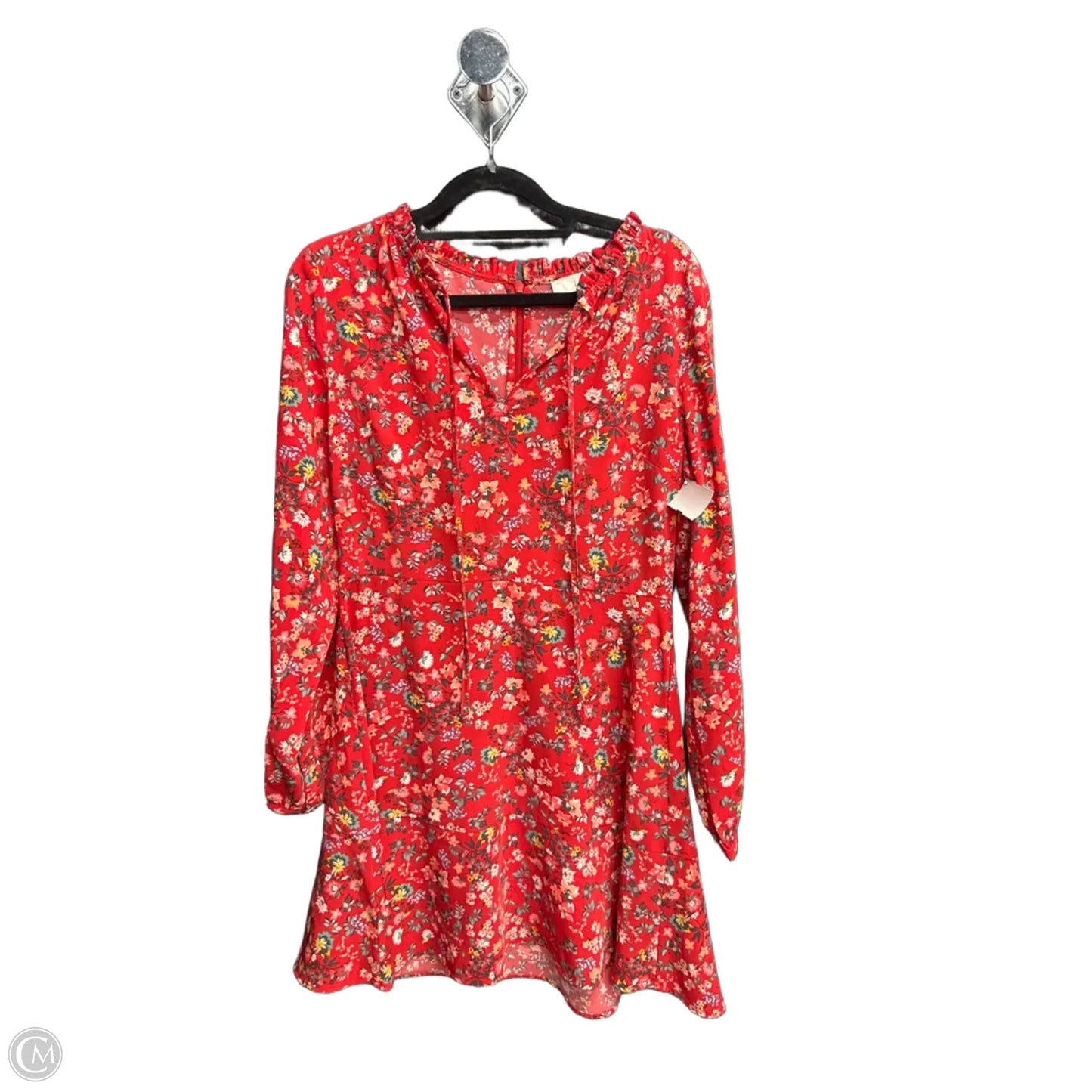 Dress Casual Short By Loft In Red, Size: 2p