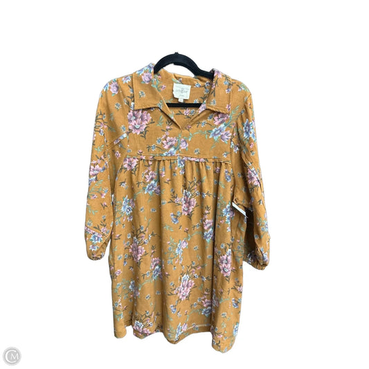 Dress Casual Short By Umgee In Brown, Size: S