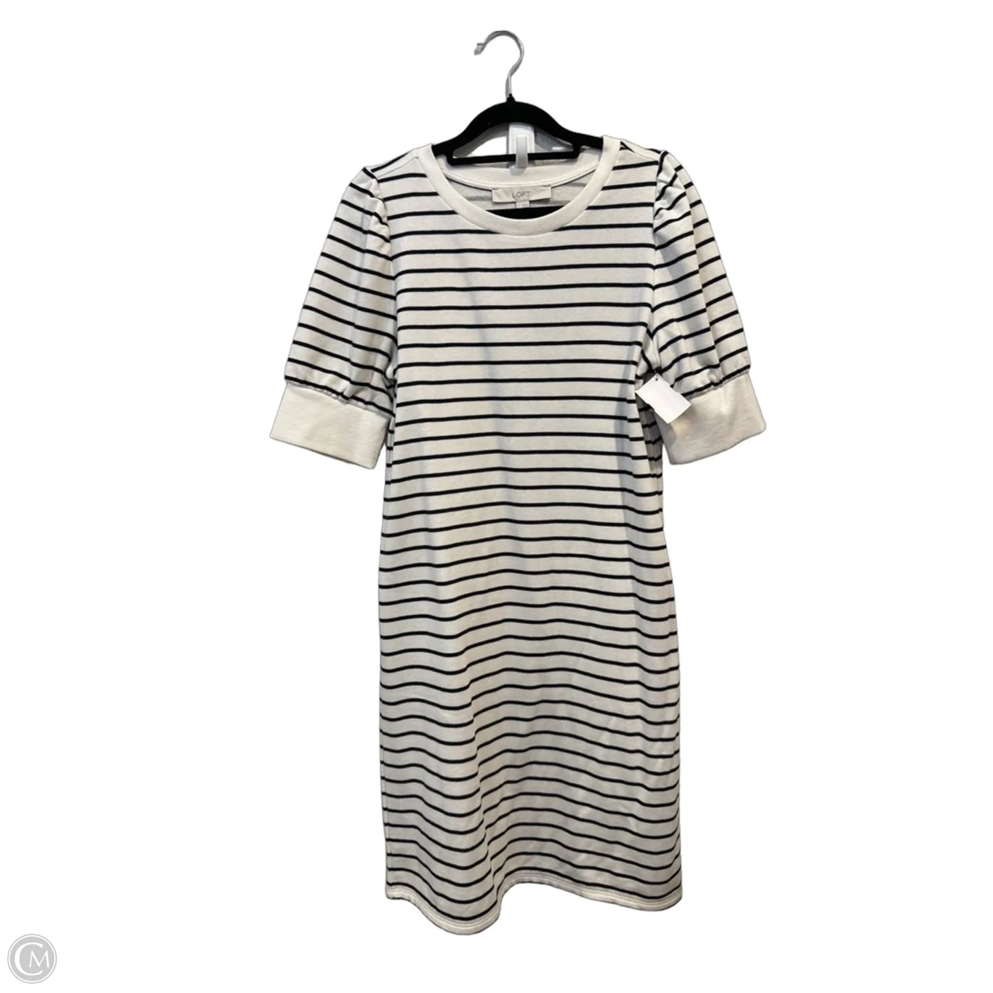 Dress Casual Short By Loft In Striped Pattern, Size: S