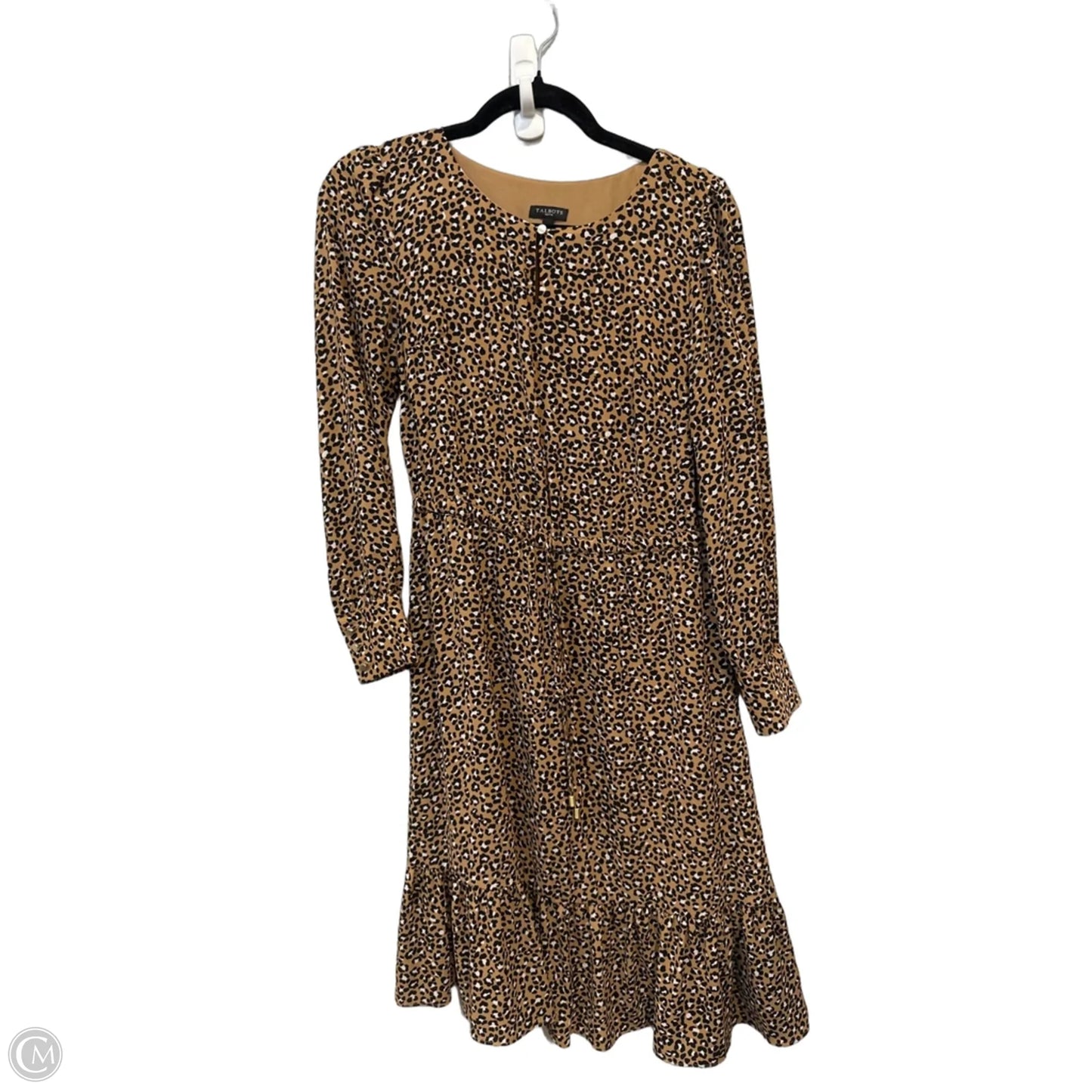 Dress Casual Midi By Talbots In Animal Print, Size: 4p