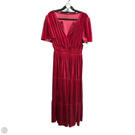 Dress Casual Maxi By Clothes Mentor In Red, Size: S