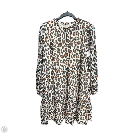 Dress Casual Short By Loft In Animal Print, Size: Xs