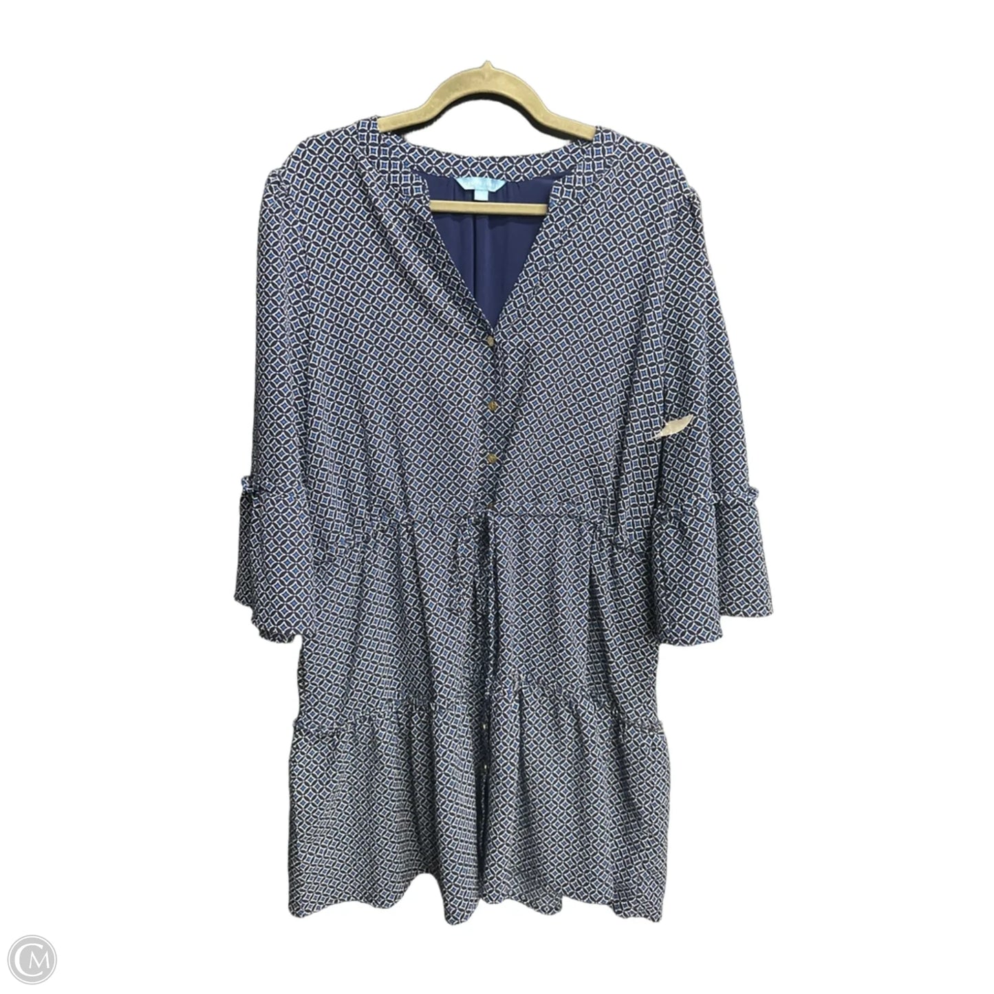 Dress Casual Short By Draper James In Blue, Size: L