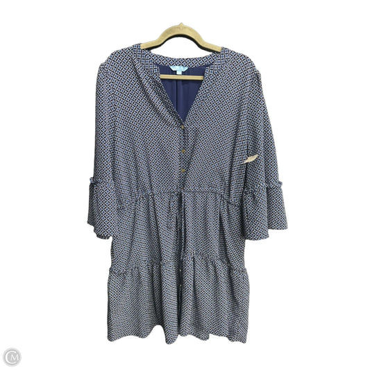 Dress Casual Short By Draper James In Blue, Size: L