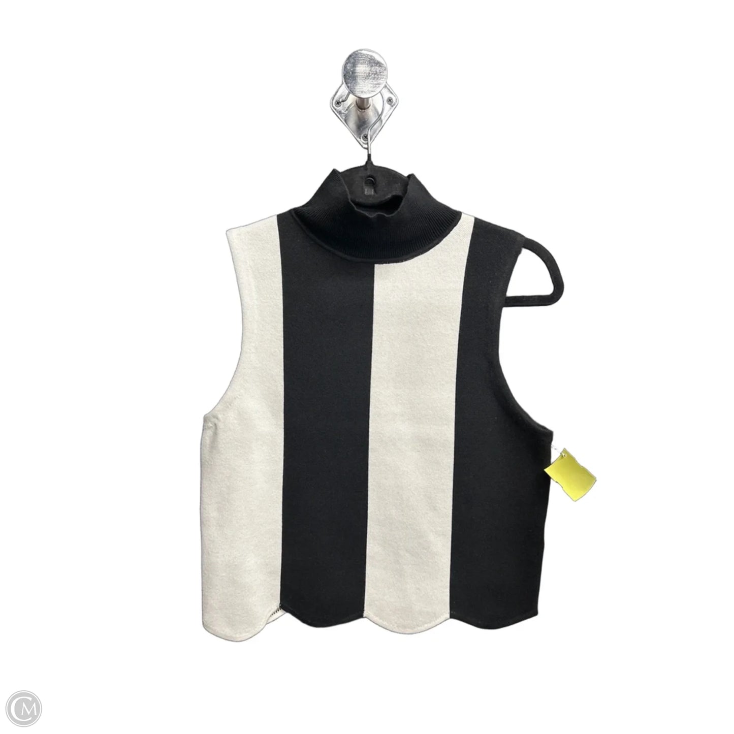 Vest Sweater By Maeve In Striped Pattern, Size: S