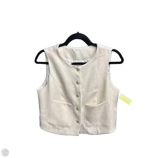 Top Sleeveless By Dazy In Beige, Size: M