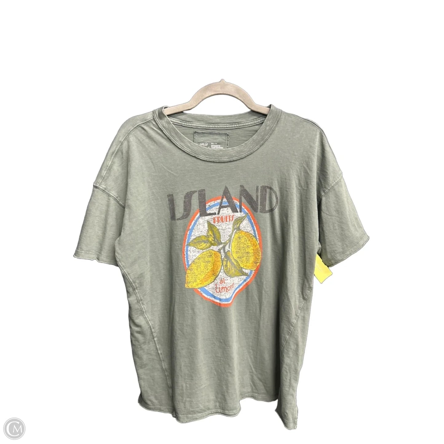 Top Short Sleeve By Aerie In Green, Size: Xs