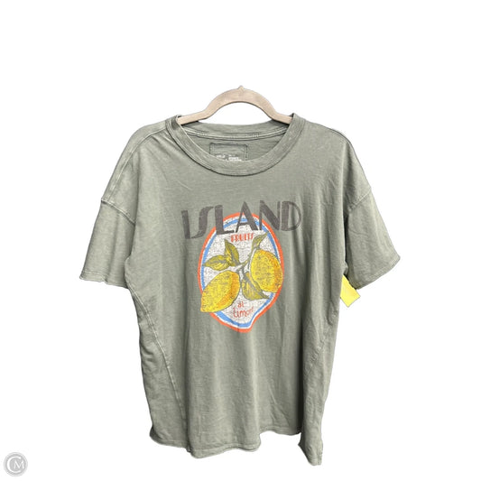 Top Short Sleeve By Aerie In Green, Size: Xs