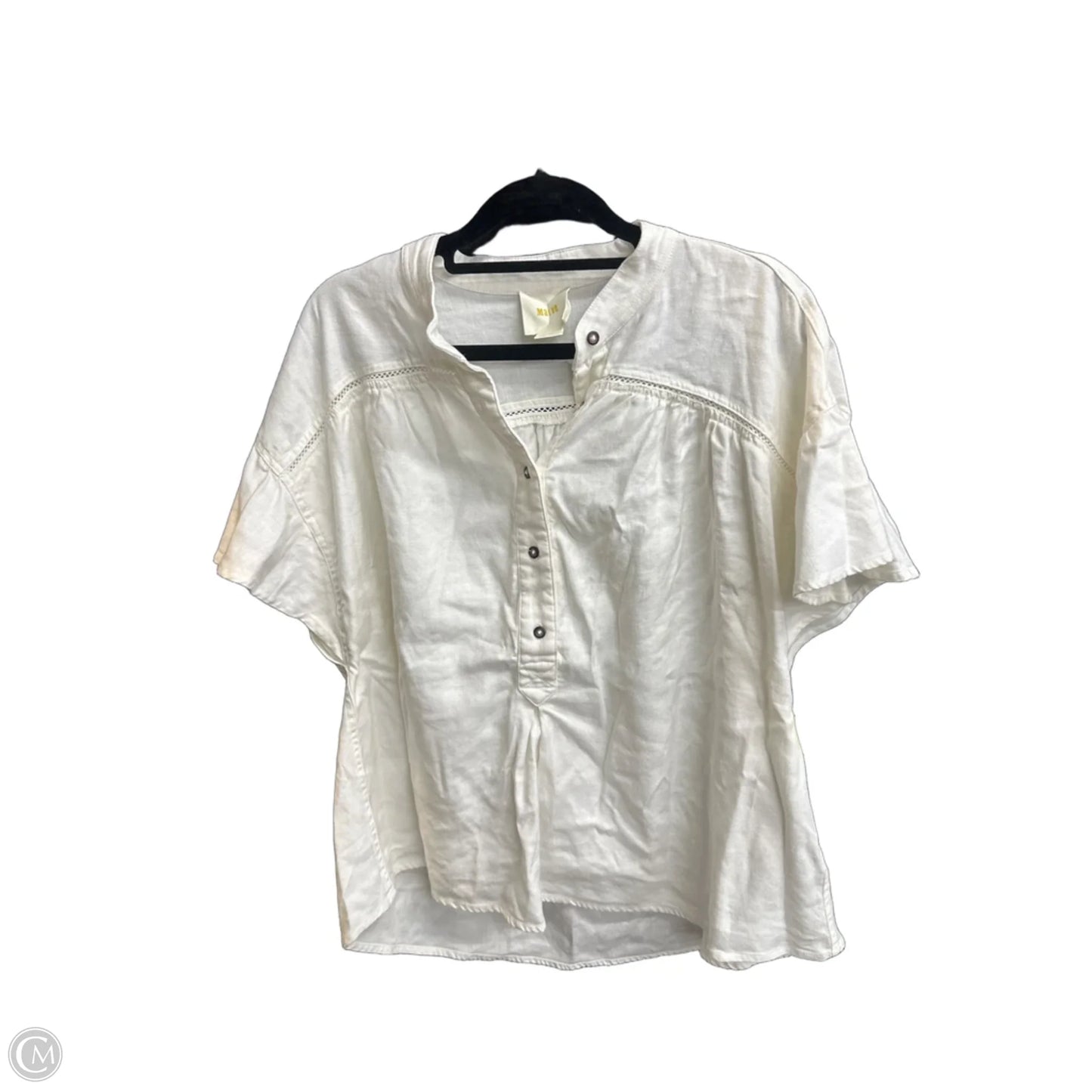 Top Sleeveless By Maeve In White, Size: S
