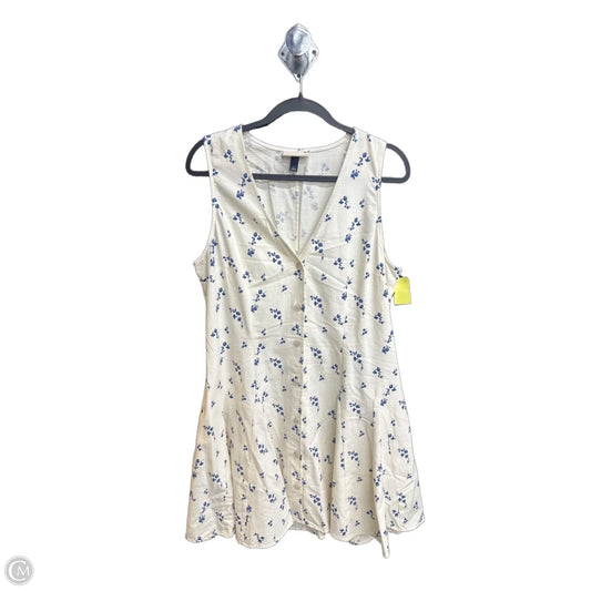 Dress Casual Midi By Universal Thread In Cream, Size: L