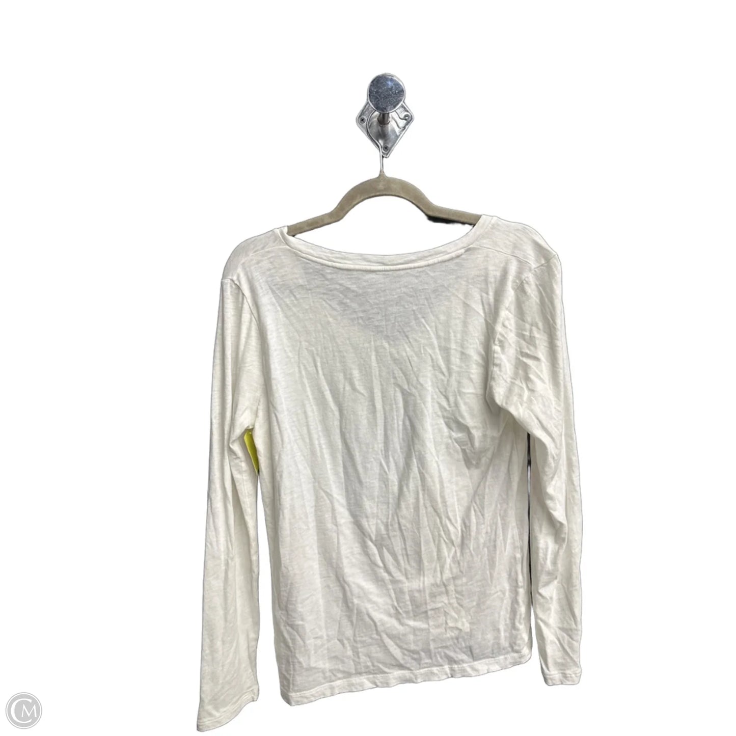Top Long Sleeve Basic By J. Crew In White, Size: L