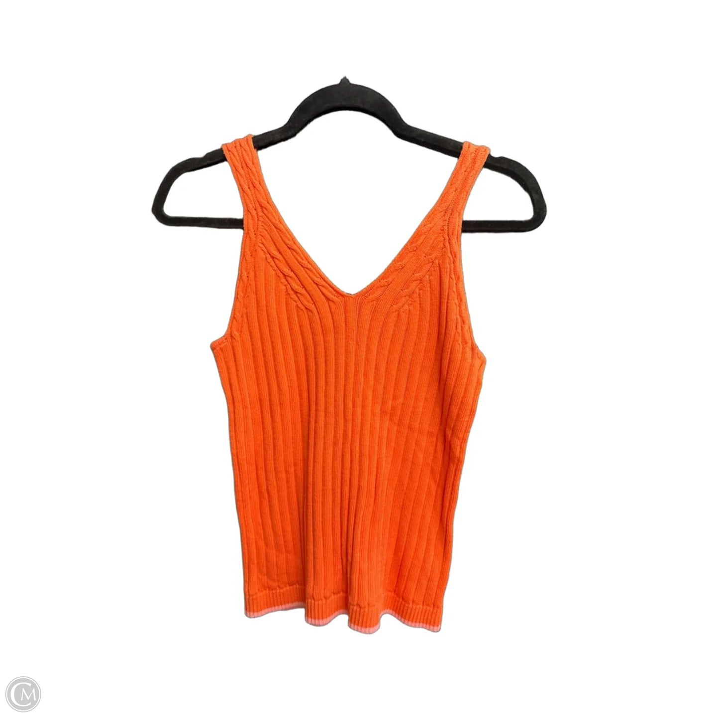 Top Sleeveless By Talbots In Orange, Size: M