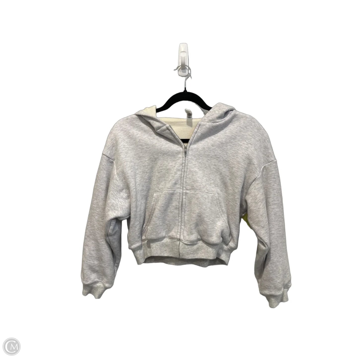 Jacket Shirt By Skims In Grey, Size: S