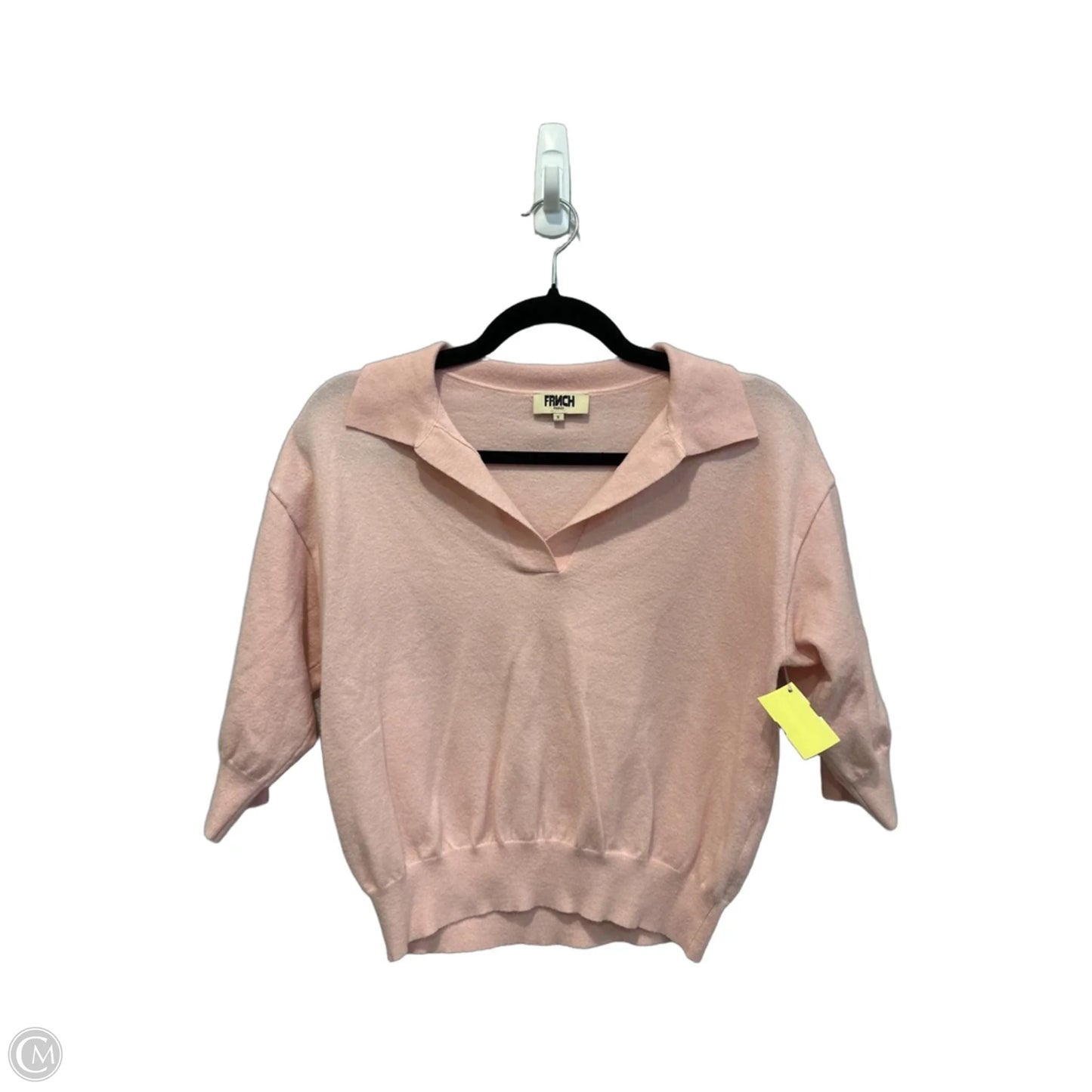 Top Short Sleeve By Frnch In Pink, Size: S