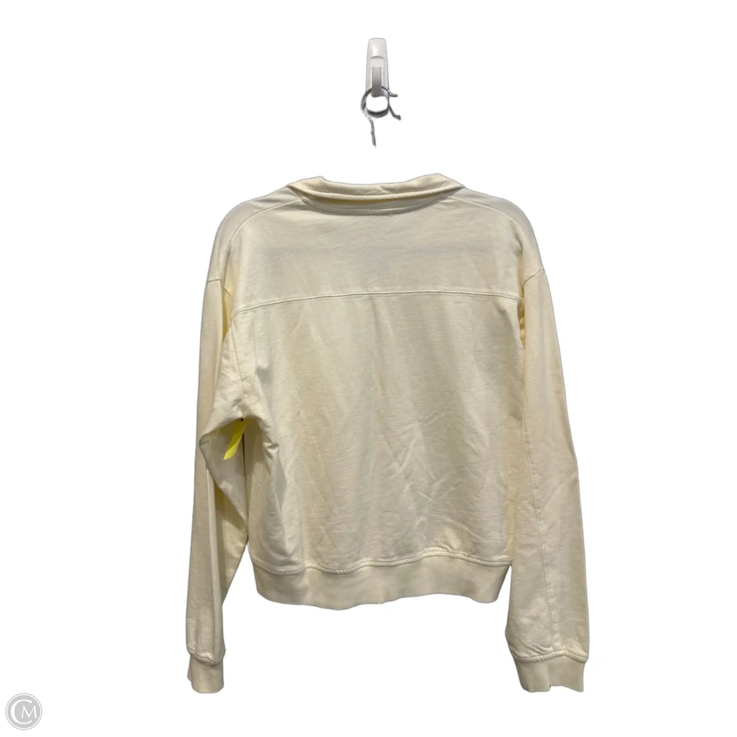Sweatshirt Collar By Double Zero In White, Size: M